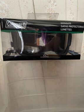 Coleman MadDog Protective Goggles - Black Frame, Smoke Lens